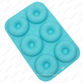 donut pan 6 cup silicone cake pan with BPA free